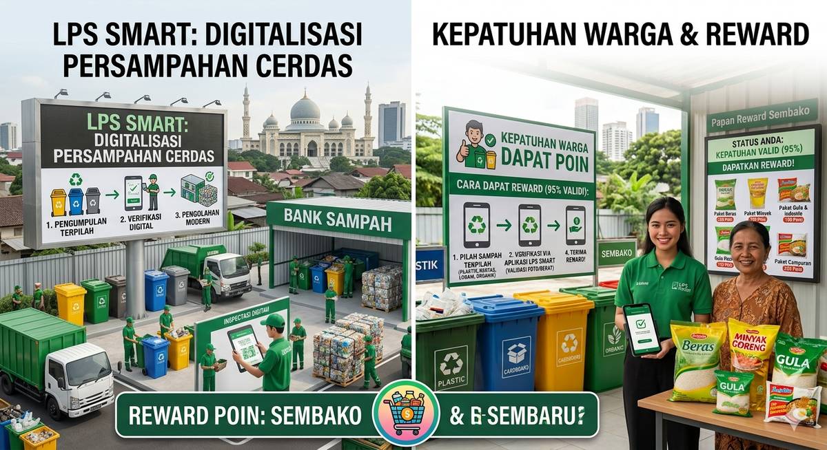Bayar Iuran Sampah Tepat Waktu, Warga Bisa Dapat Poin dan Sembako? Ini Konsep LPS Smart