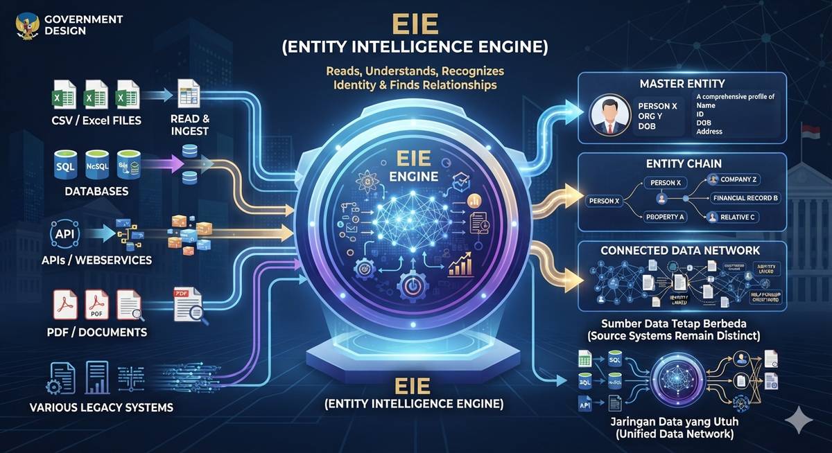 EIE Segera Diluncurkan, Mesin Pintar Penghubung Data untuk Pemerintah & Swasta