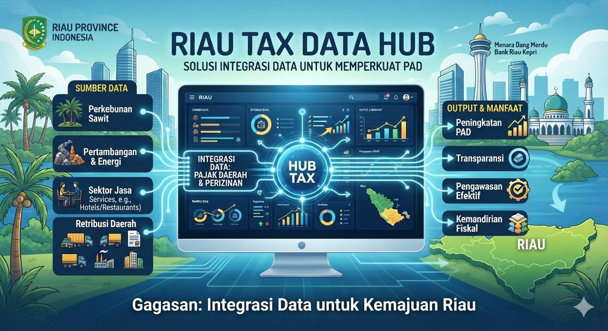 Sebuah Gagasan: Riau Tax Data Hub, Solusi Mengintegrasikan Data untuk Memperkuat PAD