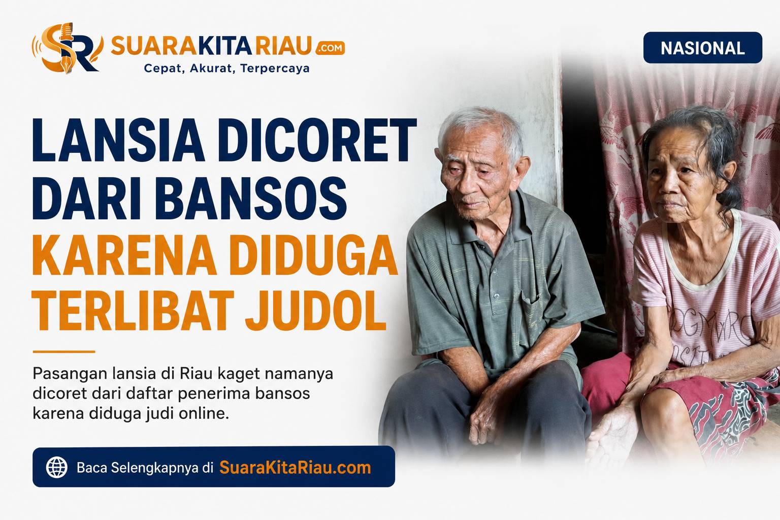 Lansia Dicoret dari Bansos karena Diduga Terlibat Judol