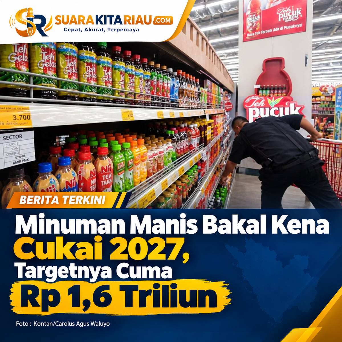 Minuman Manis Bakal Kena Cukai 2027, Target Penerimaan Rp1,6 Triliun