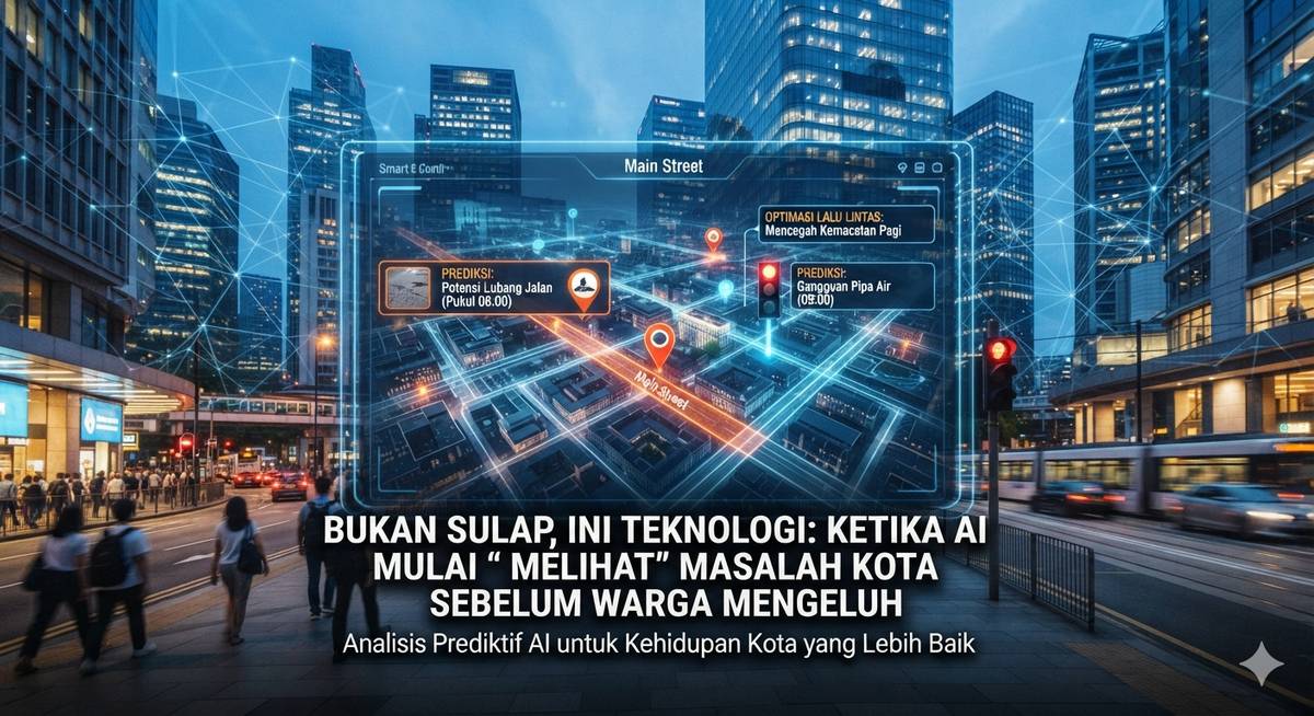 Bukan Sulap, Ini Teknologi: Ketika AI Mulai ‘Melihat’ Masalah Kota Sebelum Warga Mengeluh