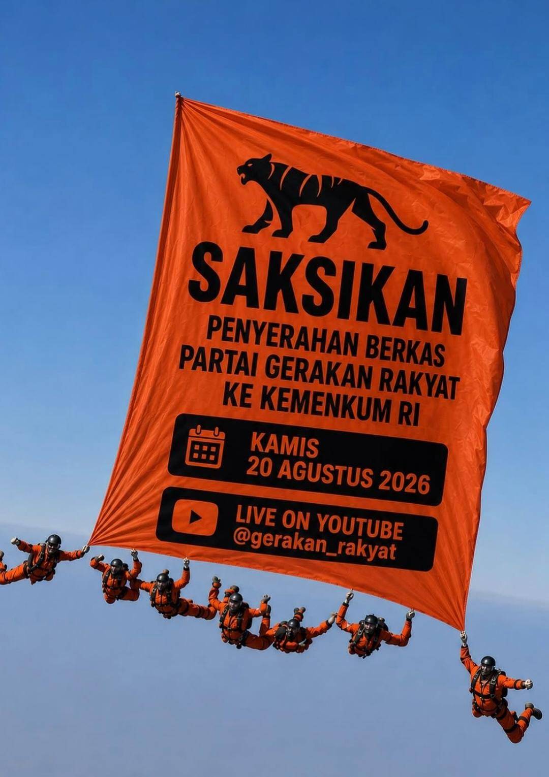 Partai gerakan rakyat ke kemenkum RI